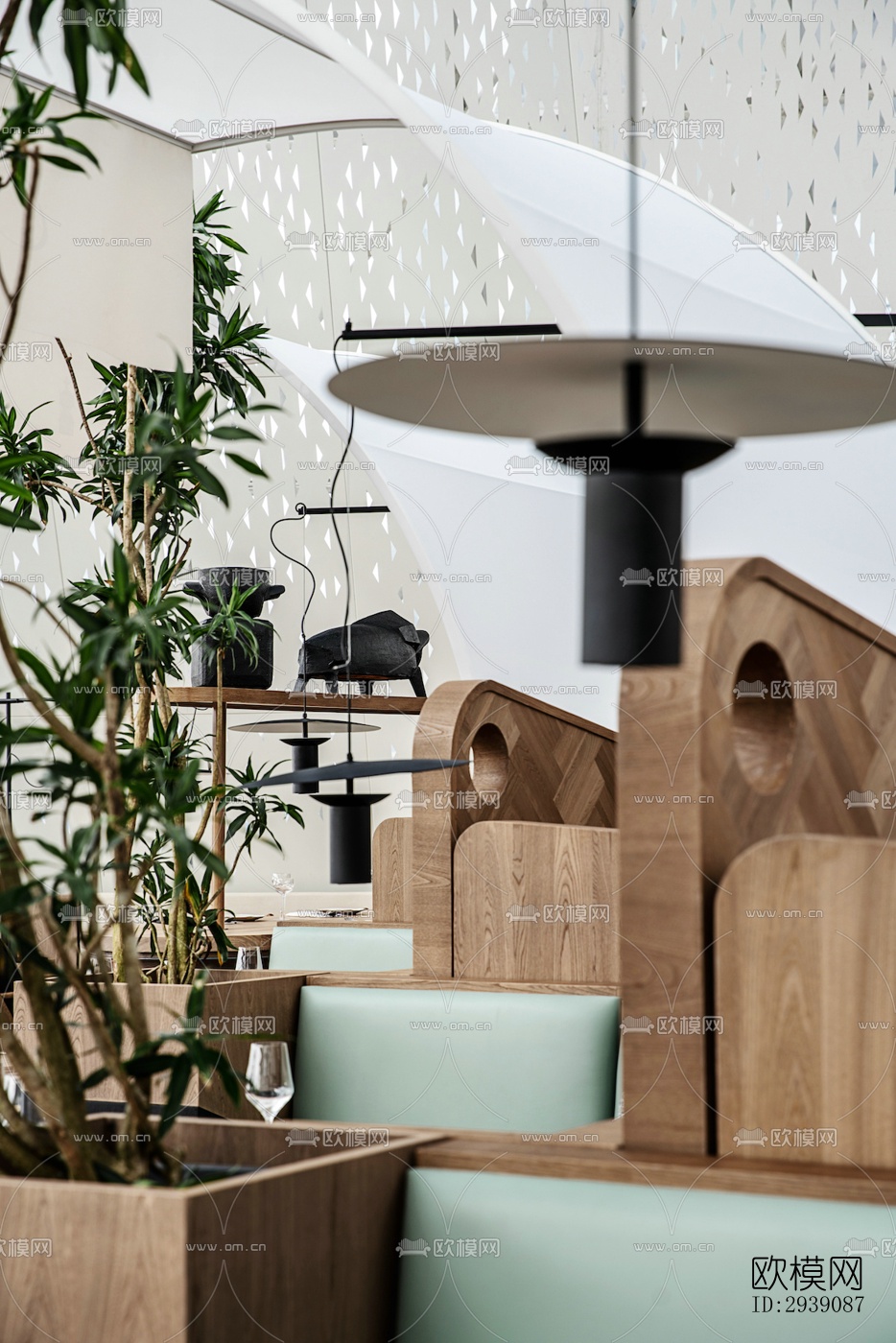 北欧酒店民宿效果图下载（渲染图11）