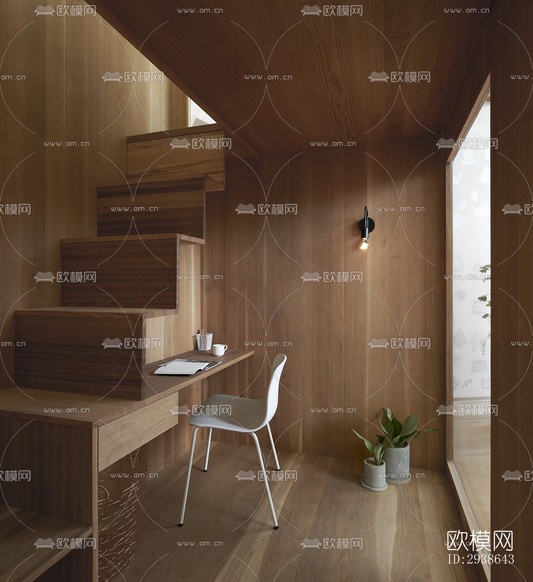 现代展览展厅效果图下载(渲染图6)