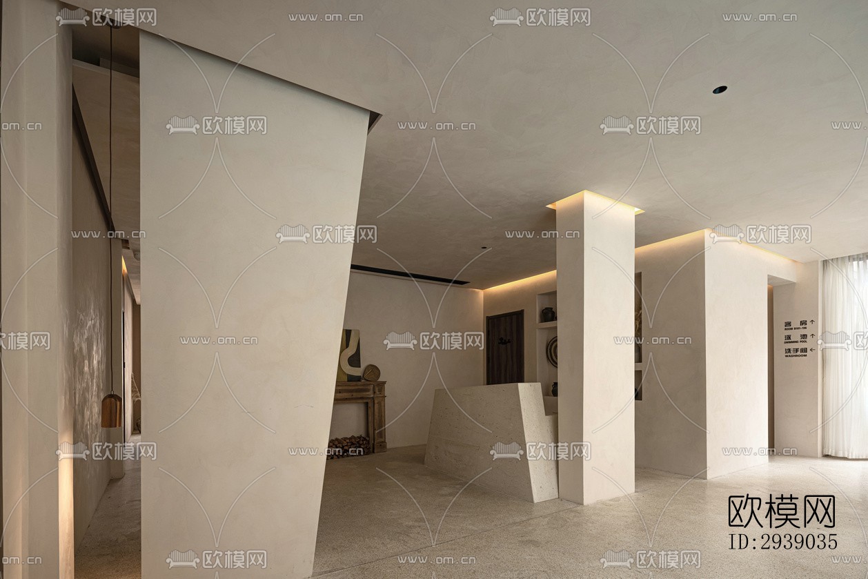 侘寂酒店民宿效果图下载（渲染图6）