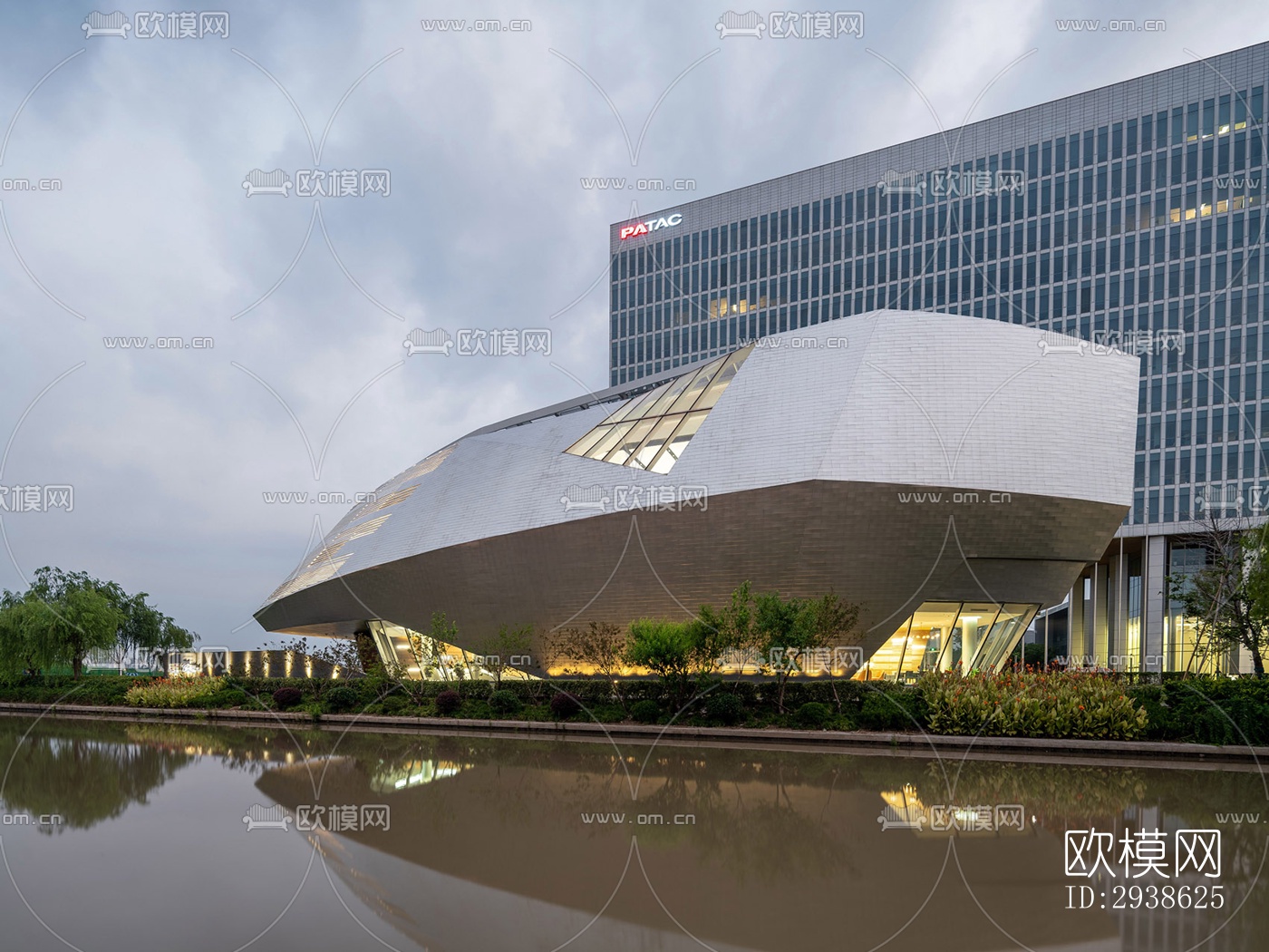 现代展览展厅效果图下载（渲染图16）