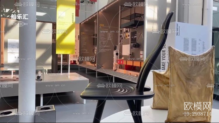 现代展览展厅效果图下载（渲染图10）