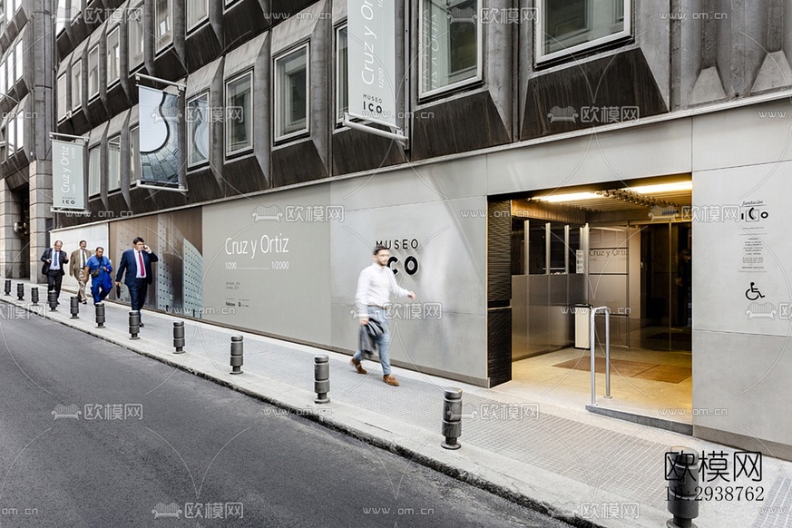 現(xiàn)代展覽展廳效果圖下載(渲染圖1)