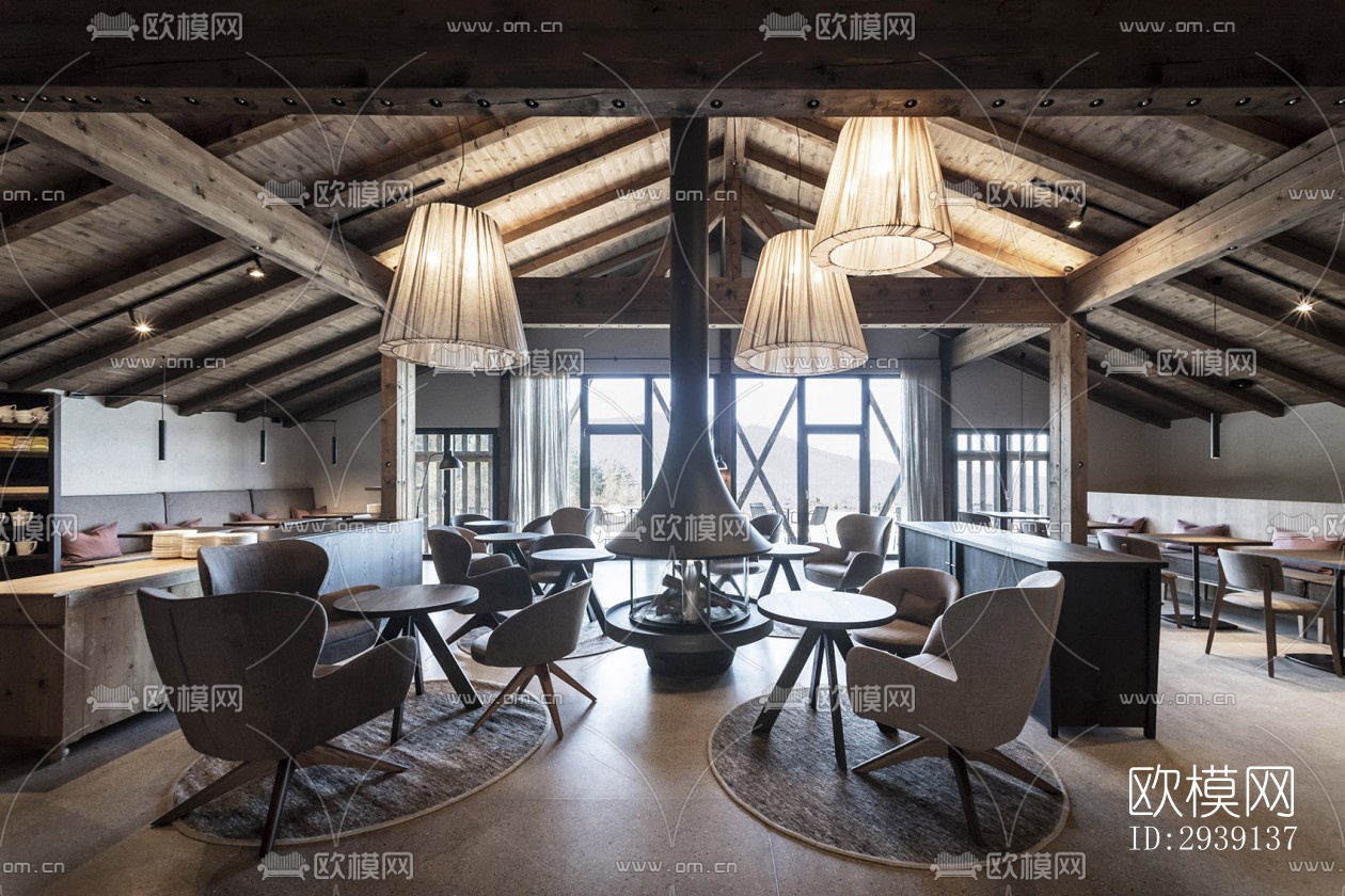 北欧酒店民宿效果图下载（渲染图20）