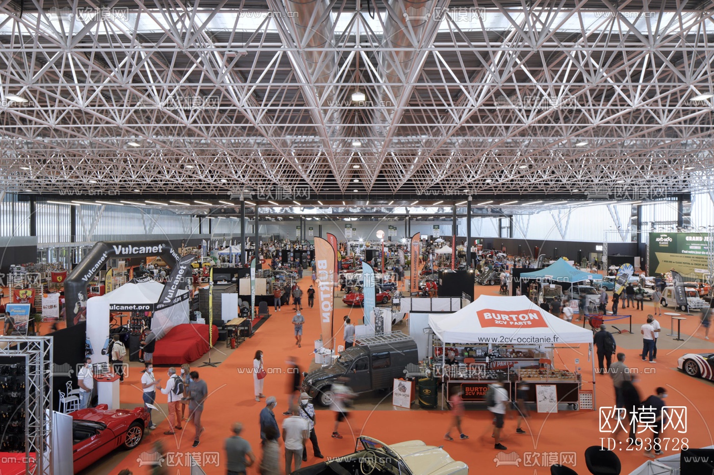 现代展览展厅效果图下载（渲染图11）