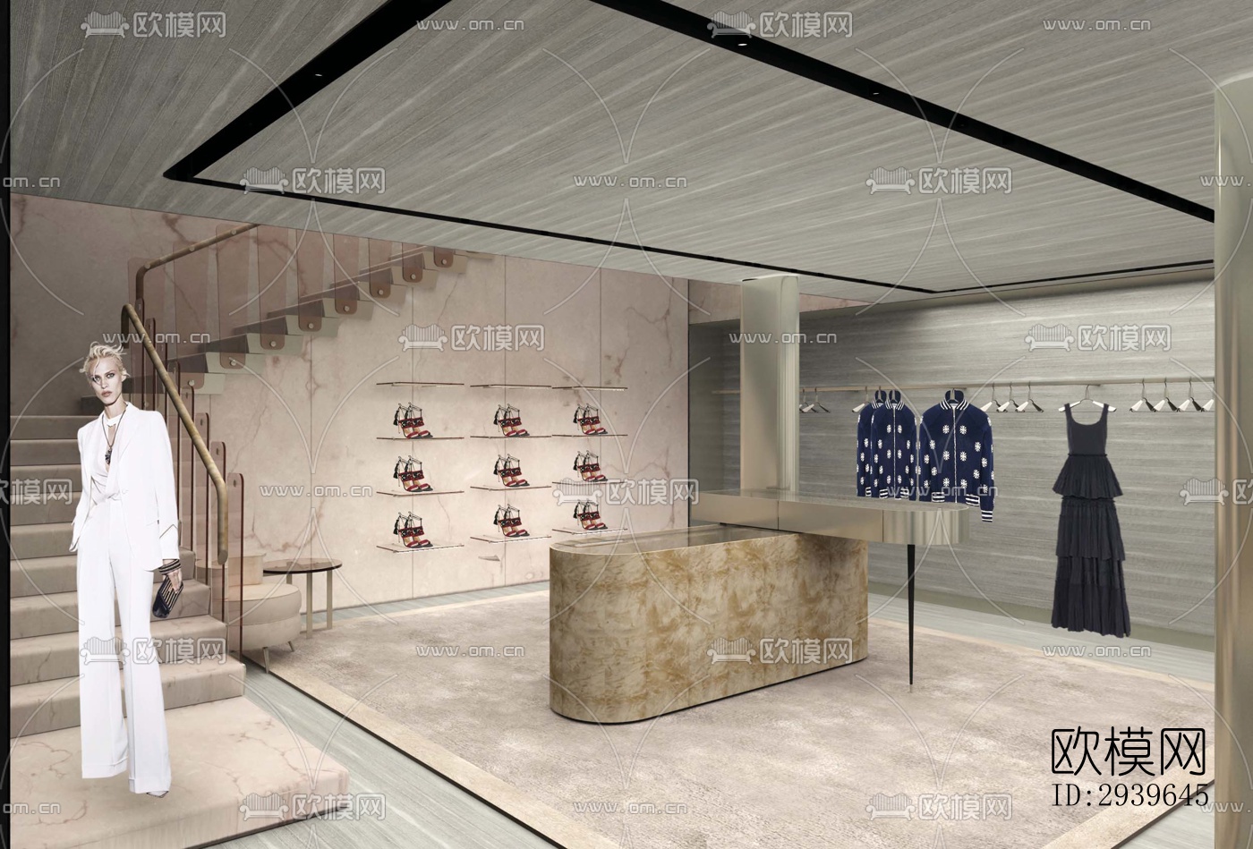 现代零售店铺效果图下载（渲染图11）