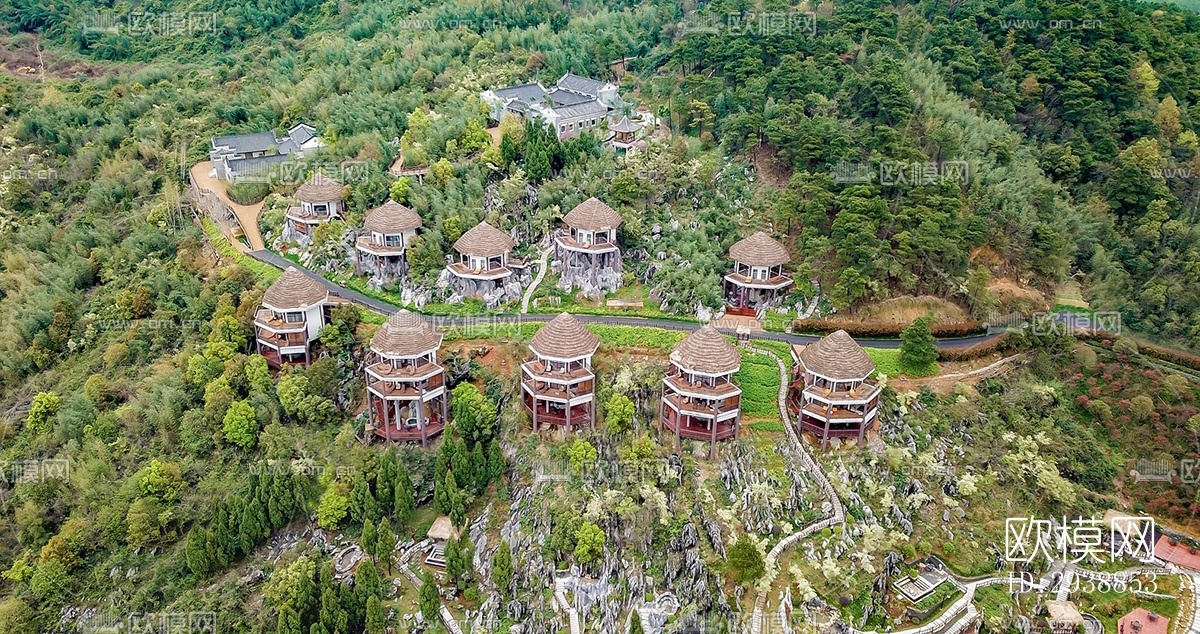 东南亚酒店民宿效果图下载（渲染图9）