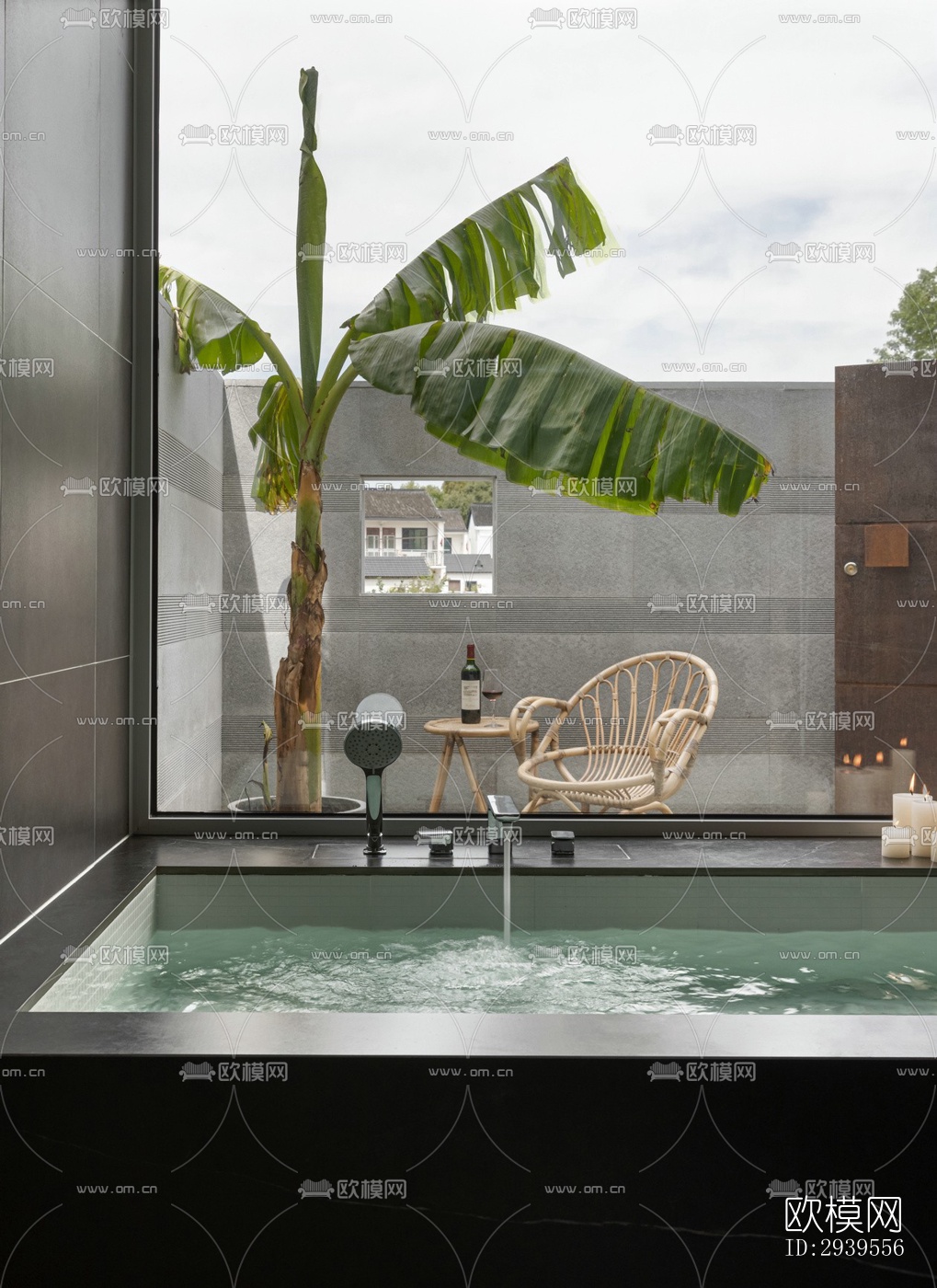 现代酒店民宿效果图下载（渲染图10）