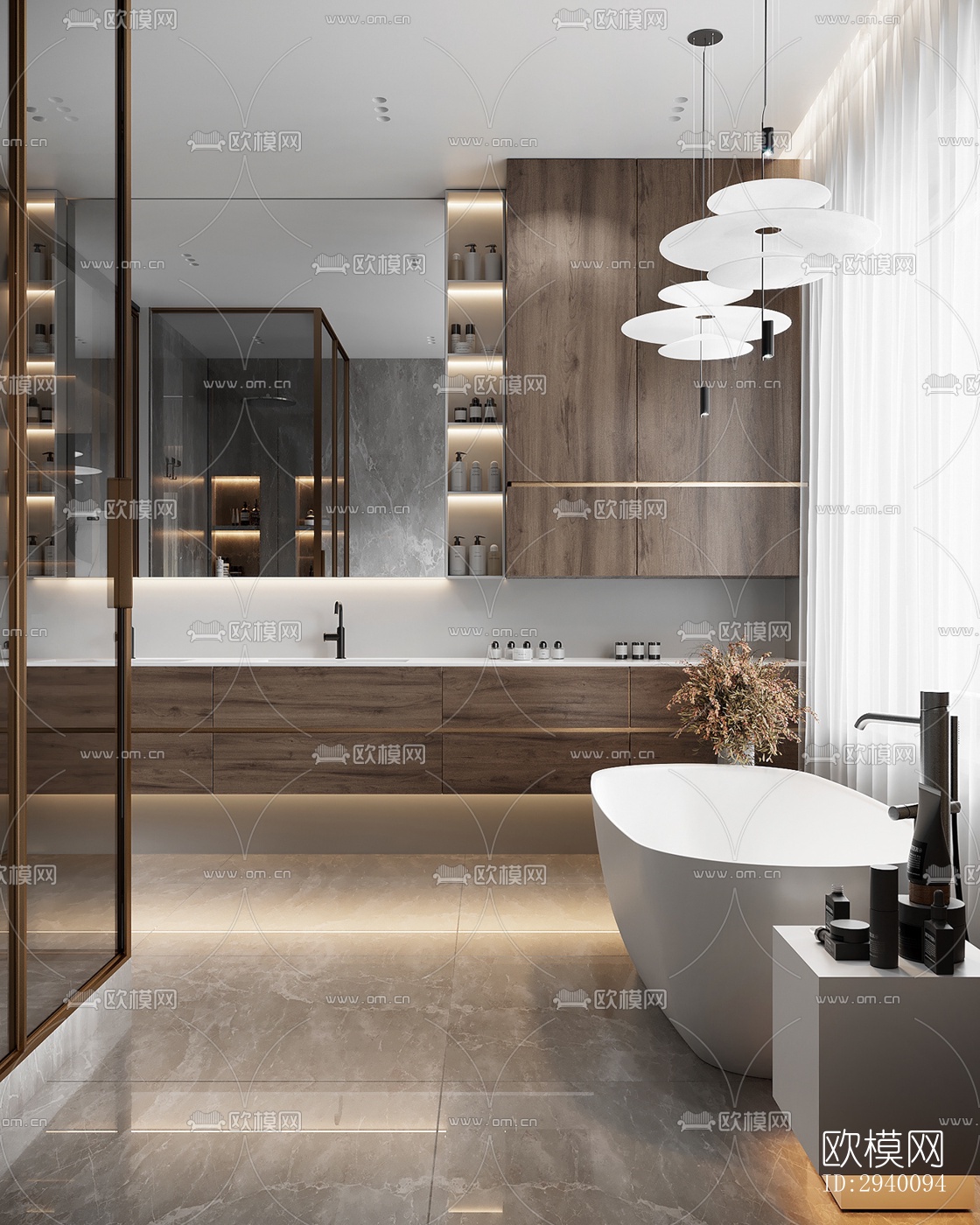 北欧平层效果图下载（渲染图11）