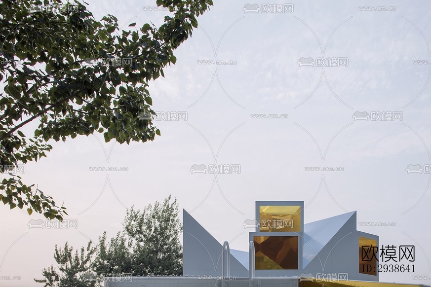 現(xiàn)代展覽展廳效果圖下載(渲染圖13)