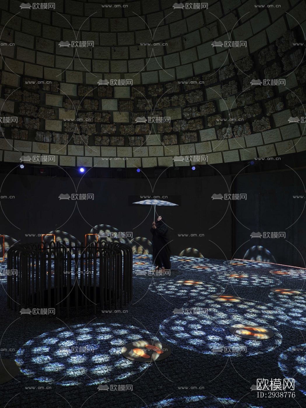 现代展览展厅效果图下载（渲染图5）