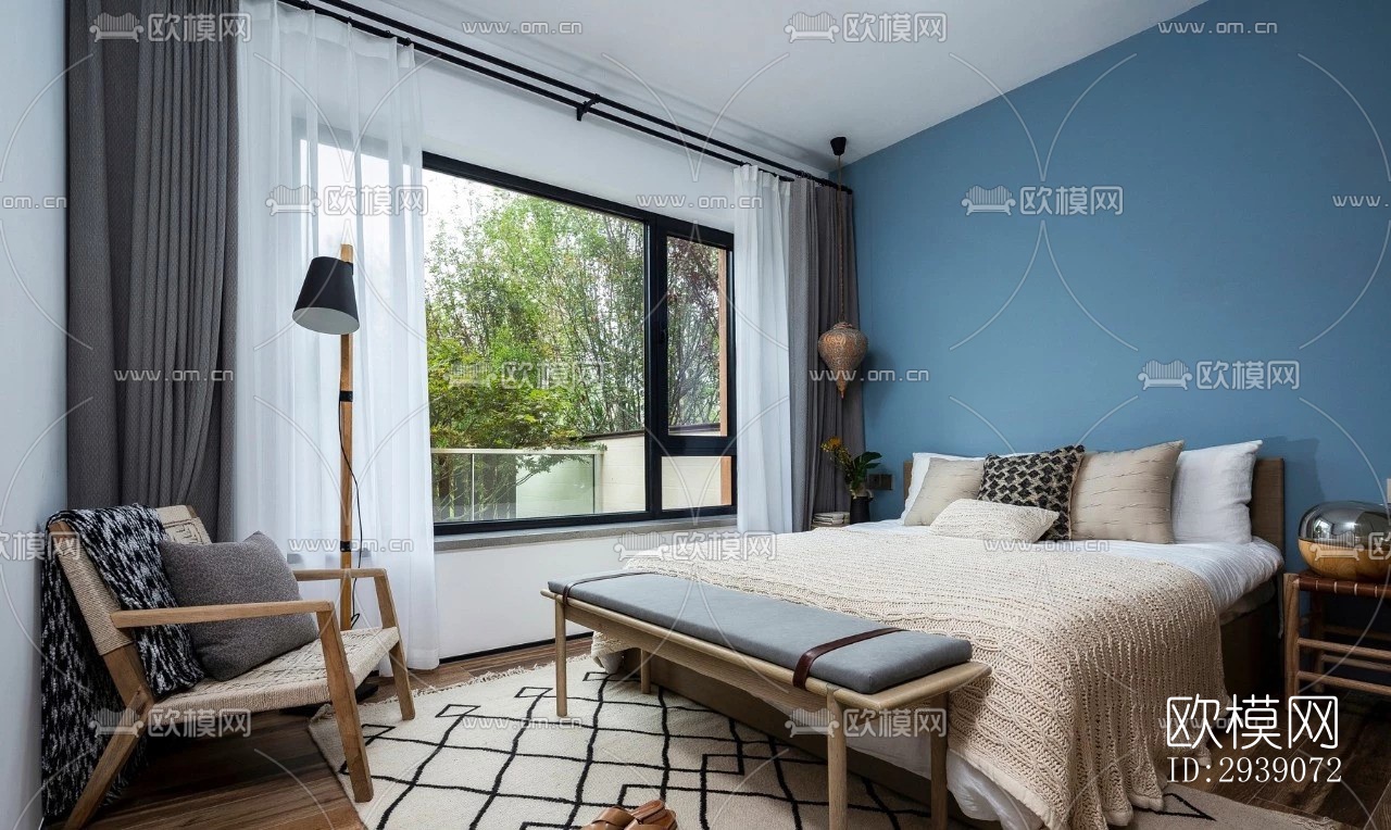 北欧酒店民宿效果图下载（渲染图12）