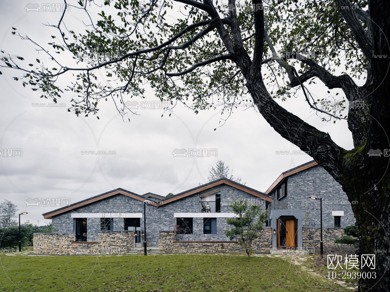 侘寂酒店民宿效果图下载（渲染图14）