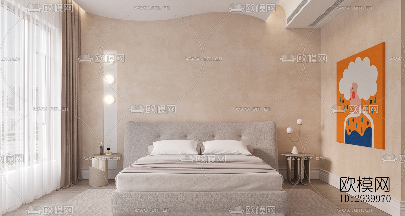 现代复式效果图下载（渲染图13）