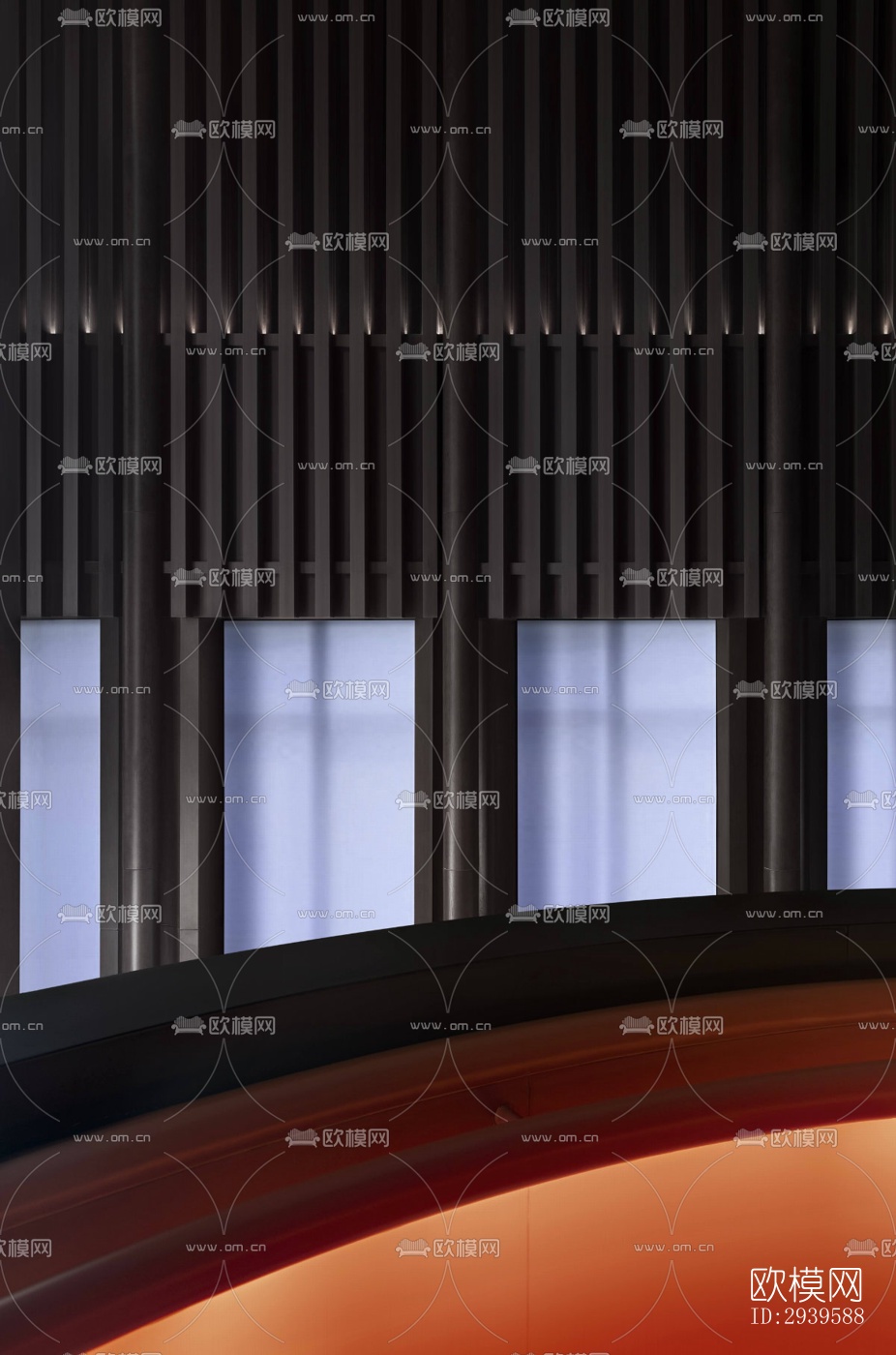 现代酒店民宿效果图下载（渲染图3）