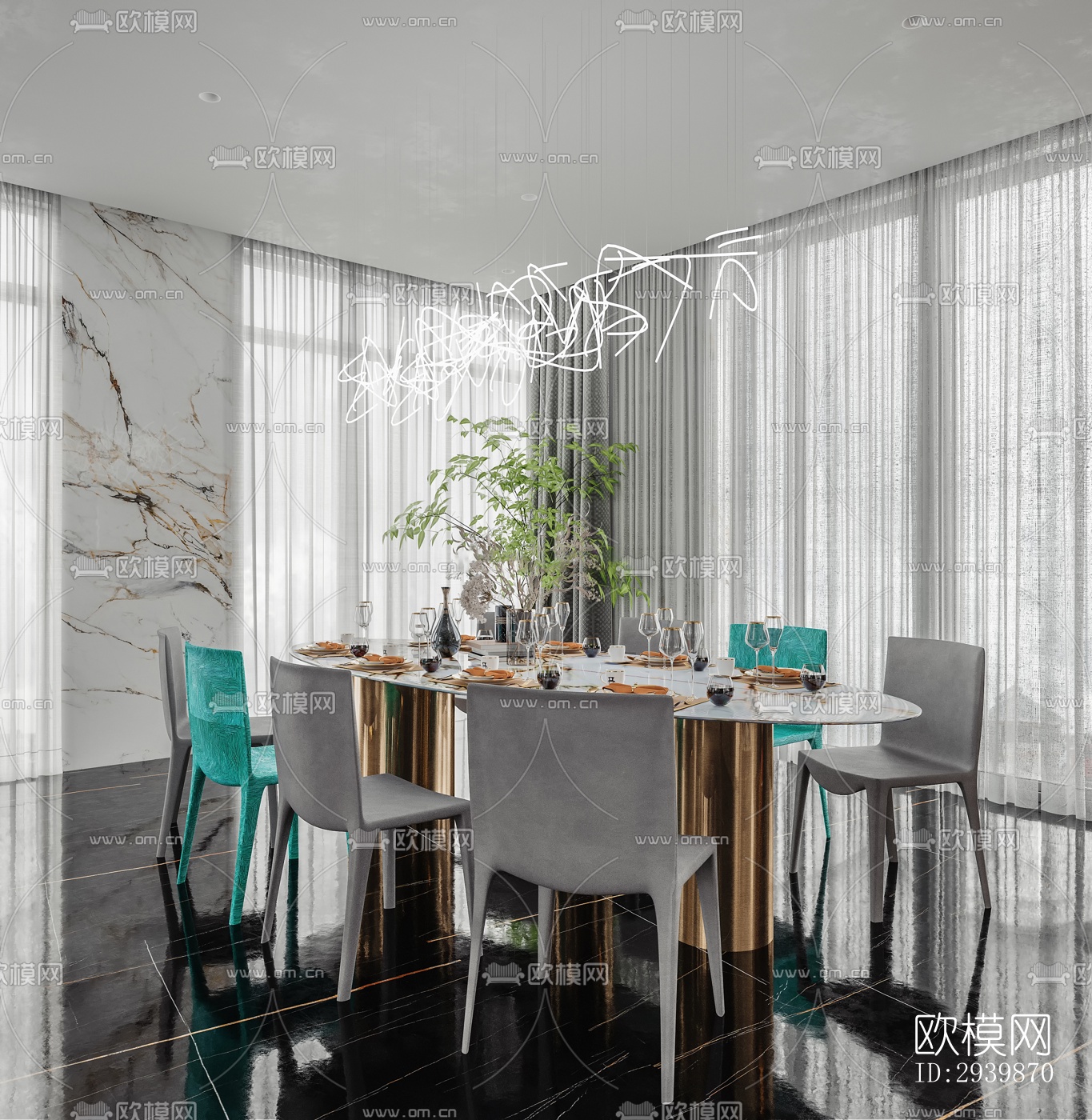 现代别墅效果图下载（渲染图6）