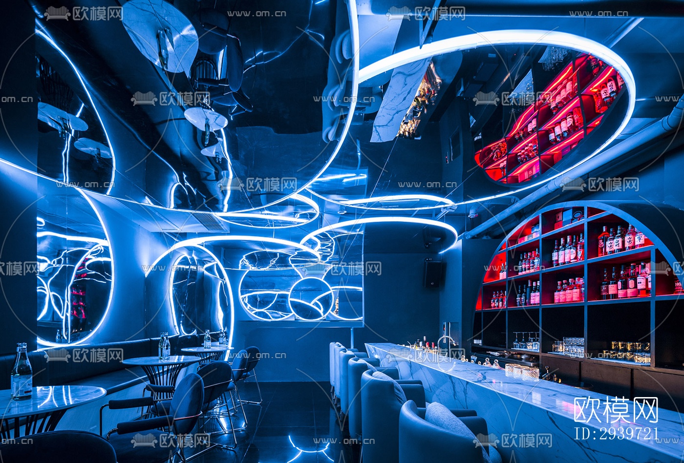 工业风酒吧效果图下载（渲染图3）