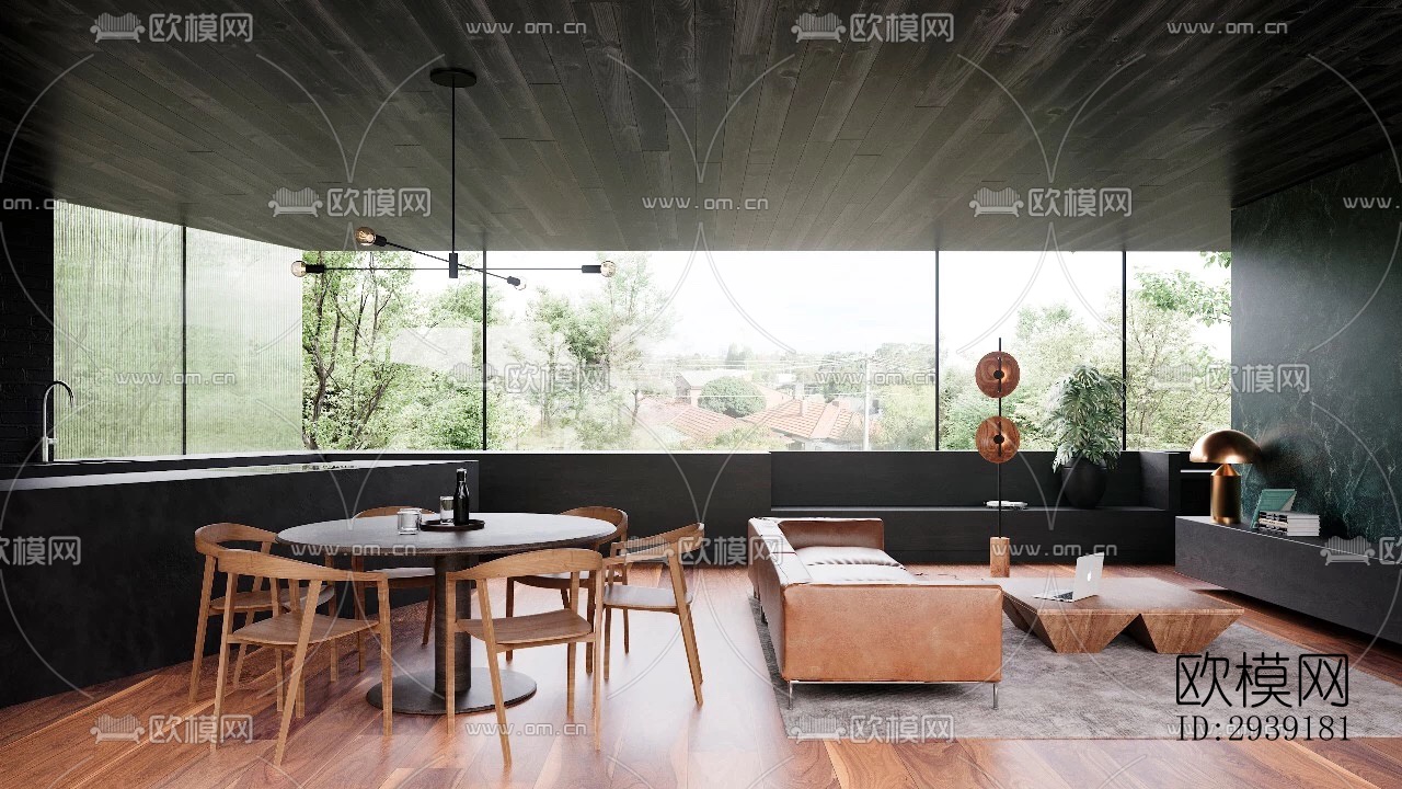 北欧酒店民宿效果图下载（渲染图13）