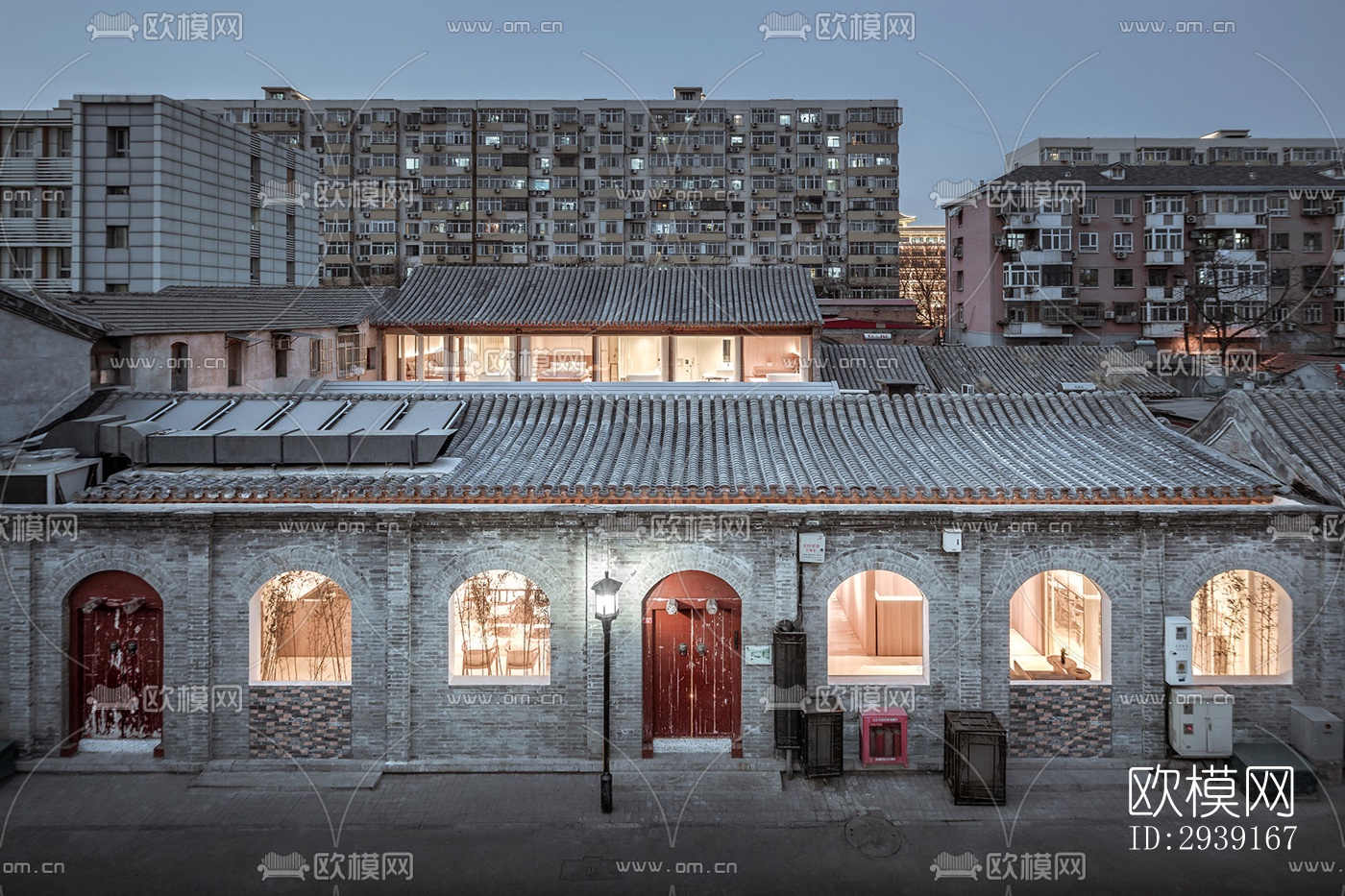 北欧酒店民宿效果图下载（渲染图2）