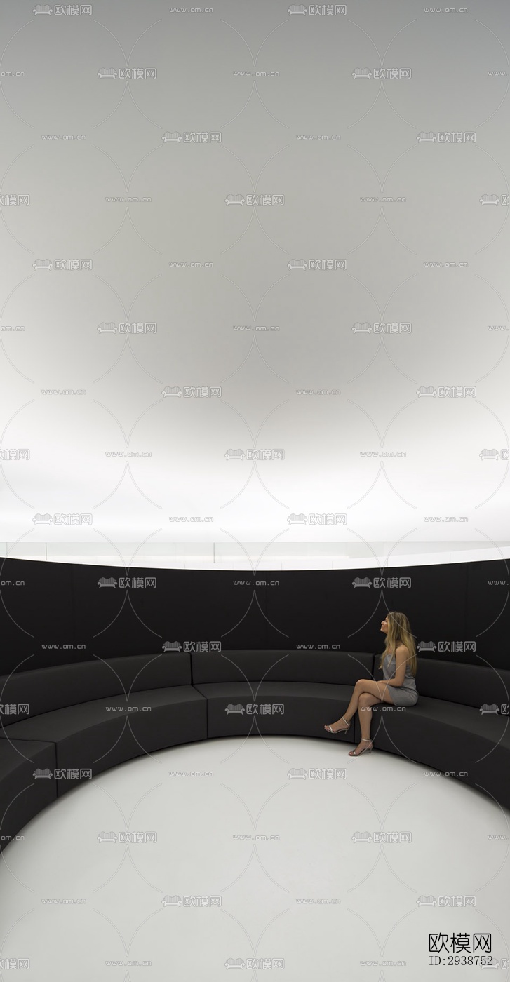 现代展览展厅效果图下载（渲染图10）