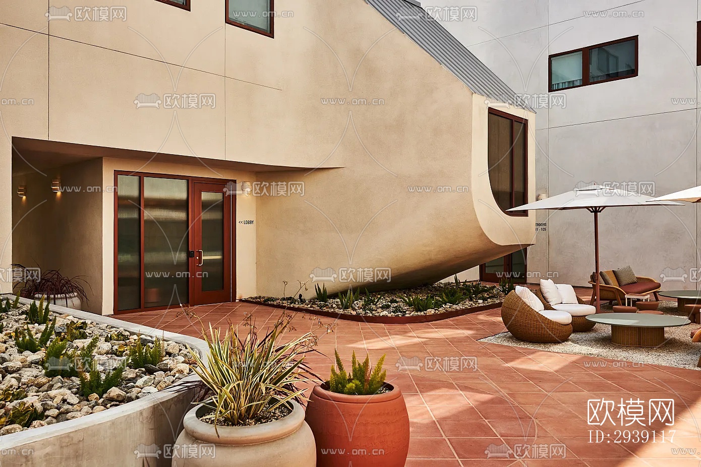 北欧酒店民宿效果图下载（渲染图7）