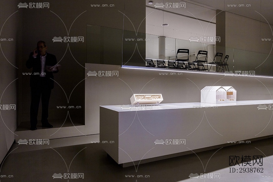 現(xiàn)代展覽展廳效果圖下載(渲染圖10)