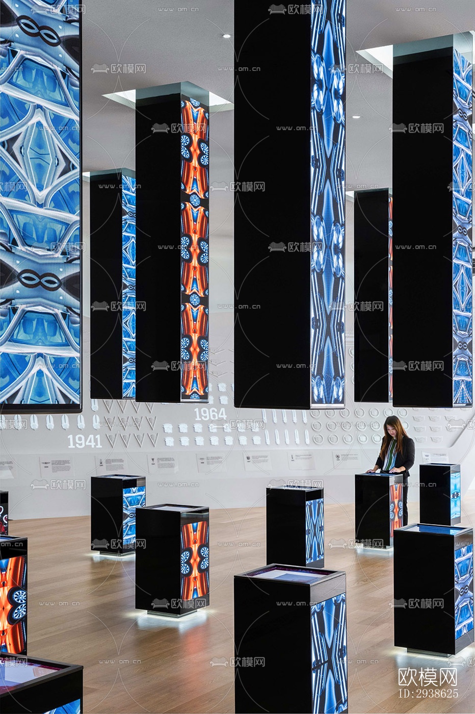 现代展览展厅效果图下载（渲染图15）