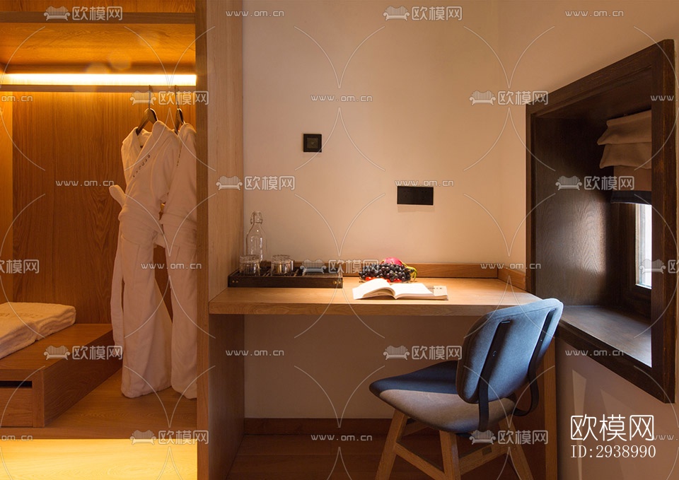 中式酒店民宿效果图下载（渲染图5）