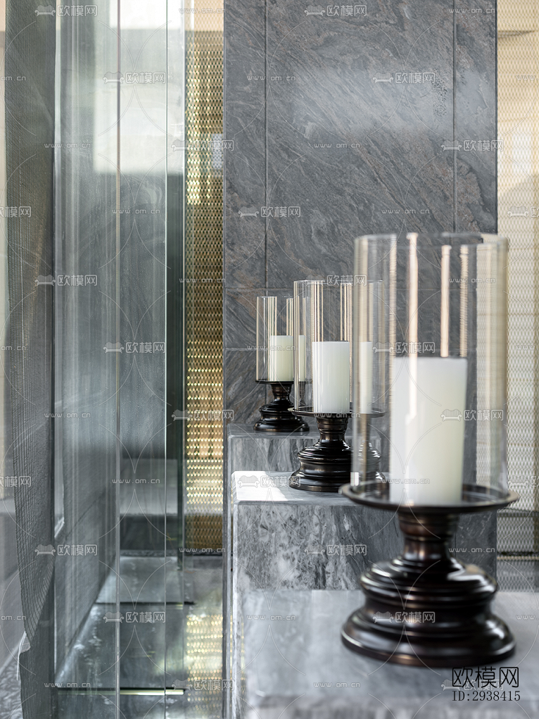 新中式售楼处效果图下载（渲染图8）