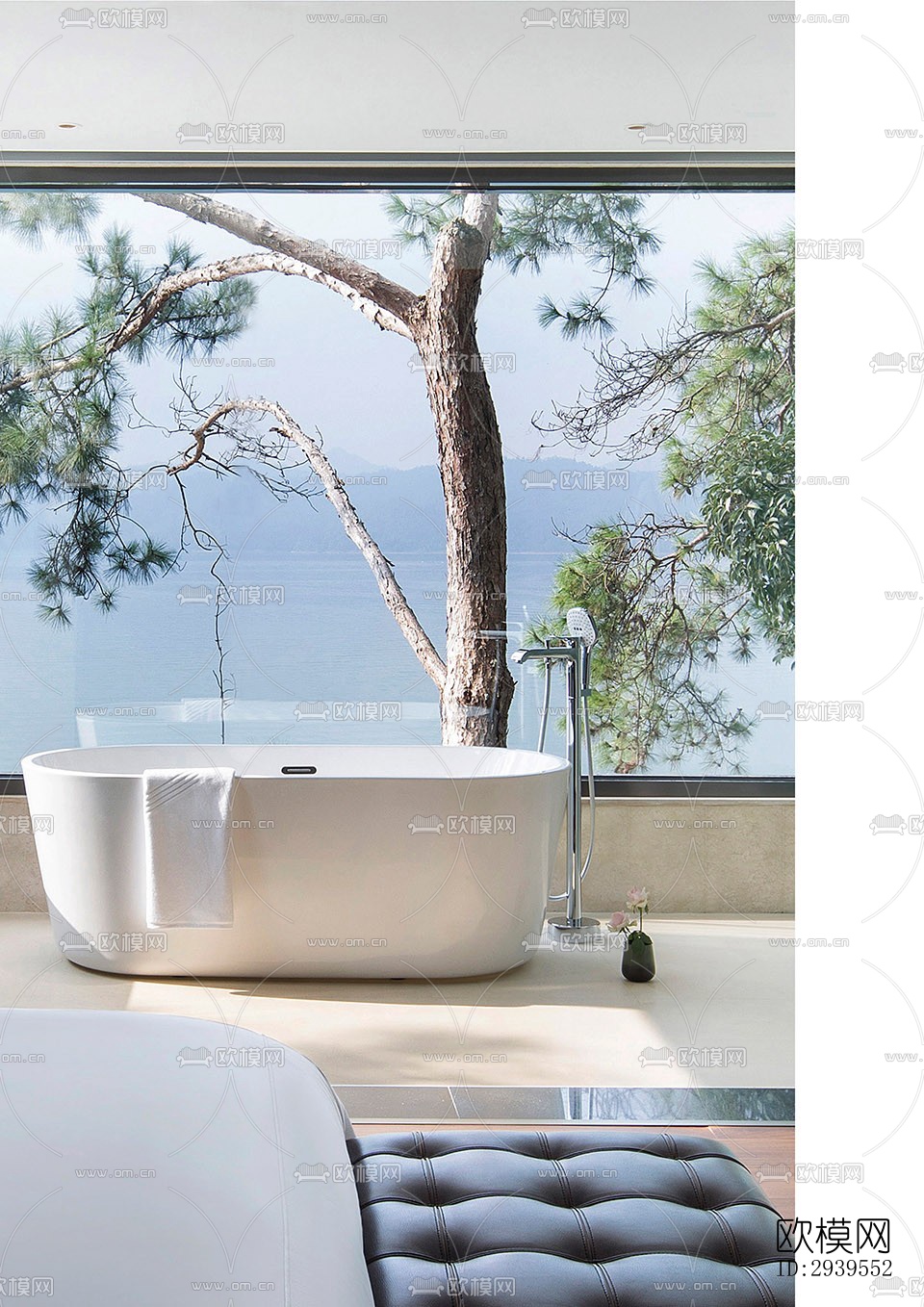 现代酒店民宿效果图下载（渲染图16）