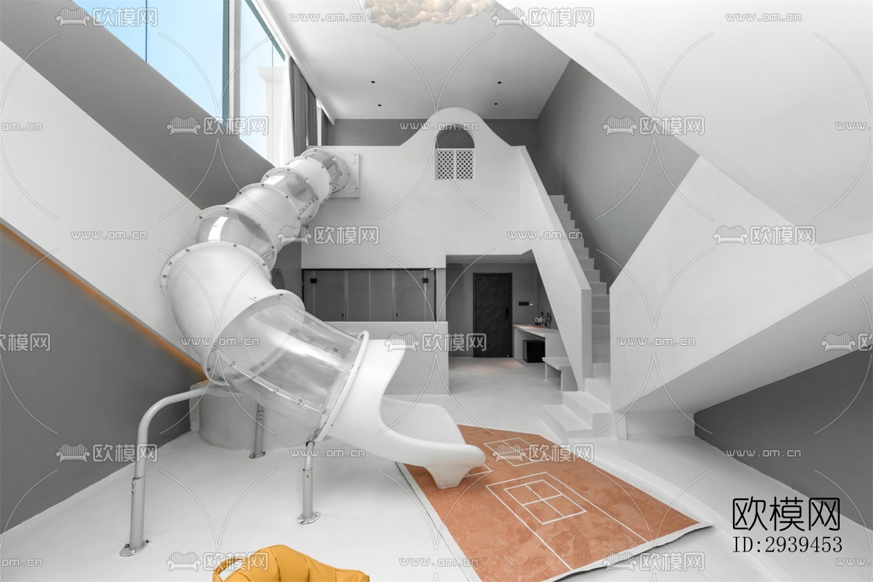 现代酒店民宿效果图下载（渲染图15）