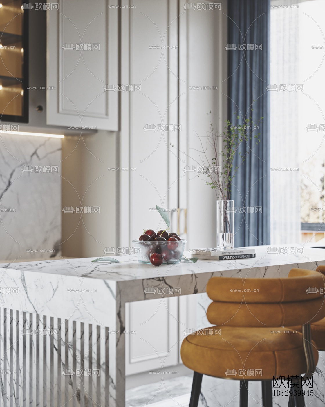 欧式复式效果图下载（渲染图11）