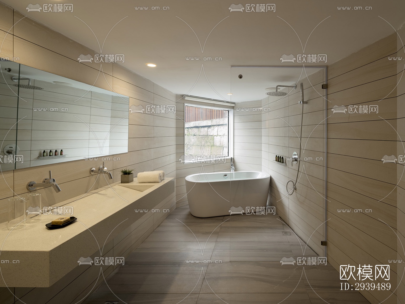 现代酒店民宿效果图下载（渲染图14）