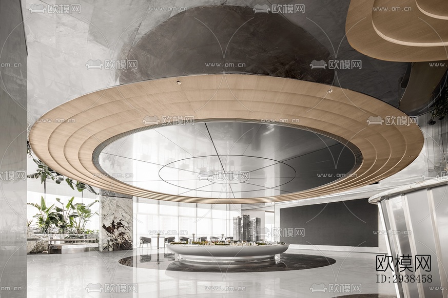 现代售楼处效果图下载(渲染图18)