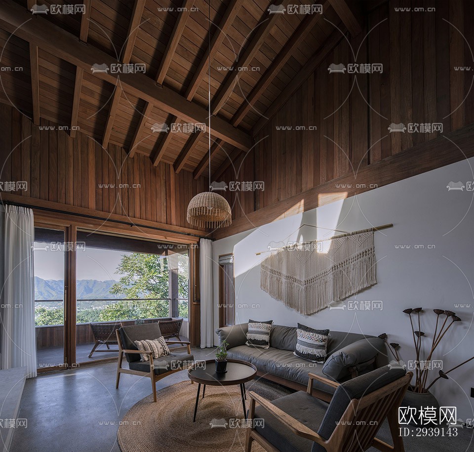 北欧酒店民宿效果图下载（渲染图18）