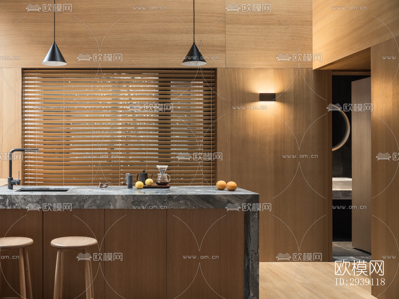 北欧酒店民宿效果图下载（渲染图10）