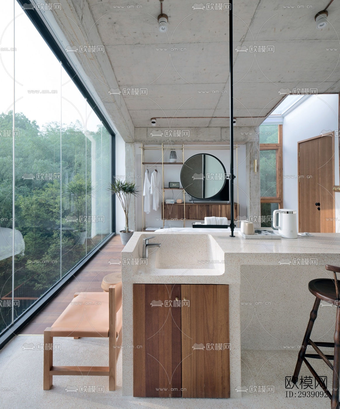 北欧酒店民宿效果图下载（渲染图20）