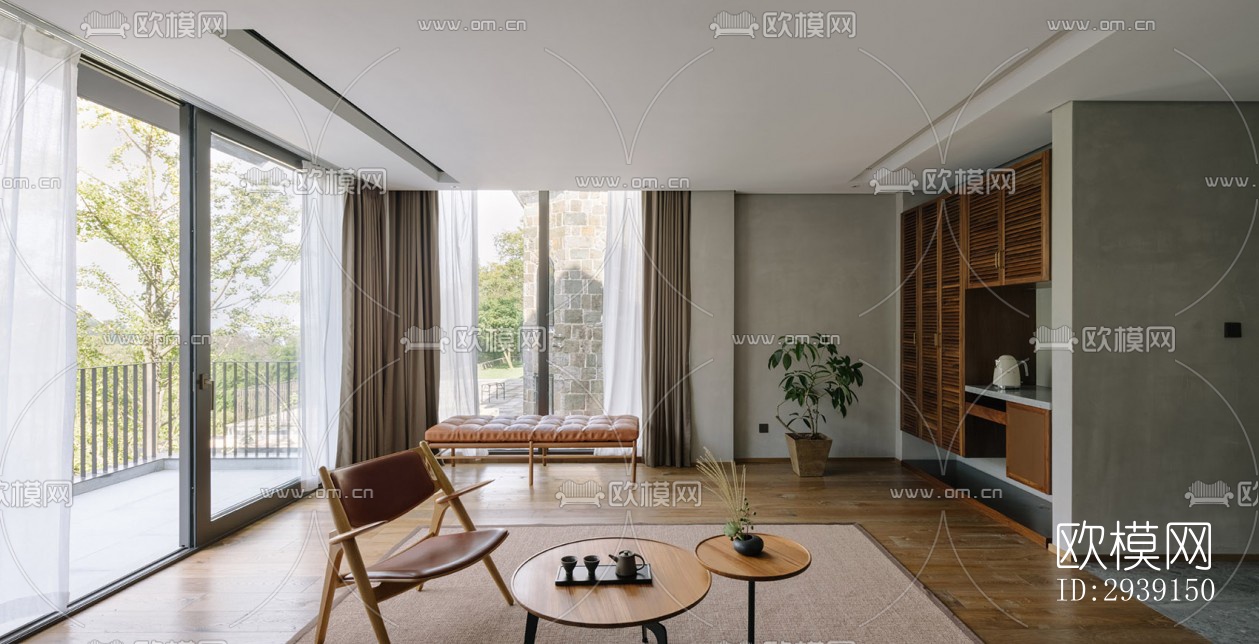 北欧酒店民宿效果图下载（渲染图6）