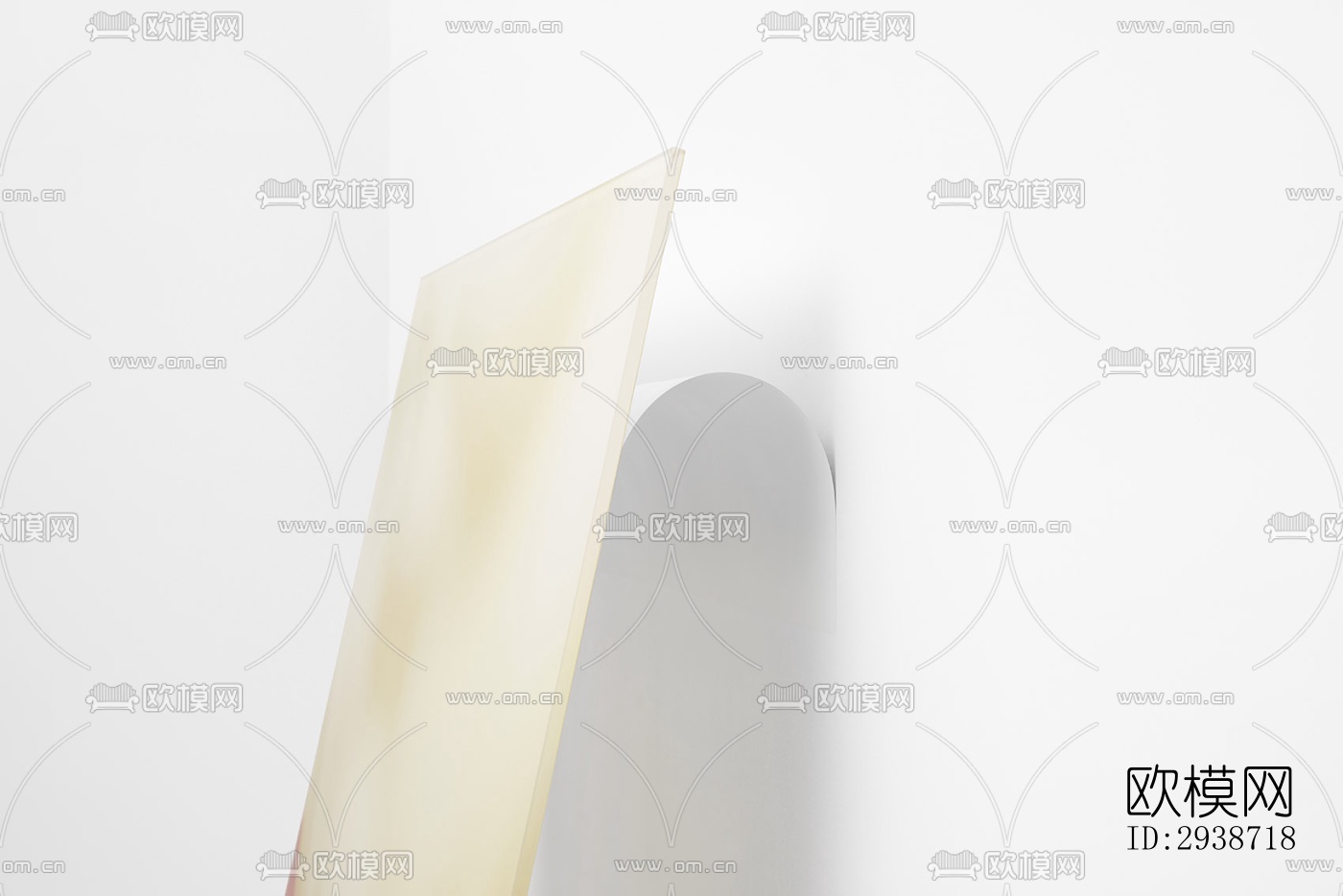 现代展览展厅效果图下载（渲染图1）