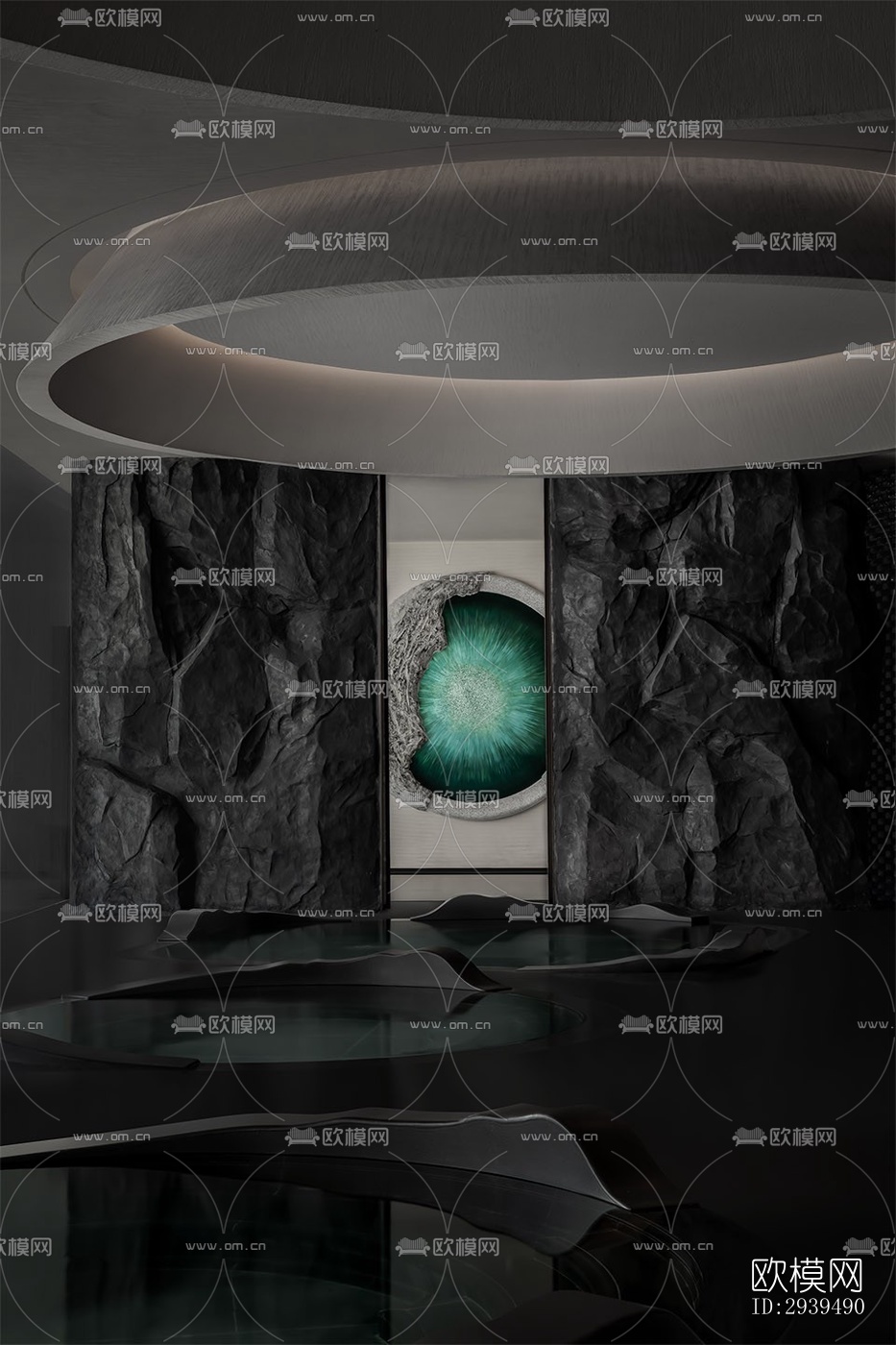 现代酒店民宿效果图下载（渲染图6）