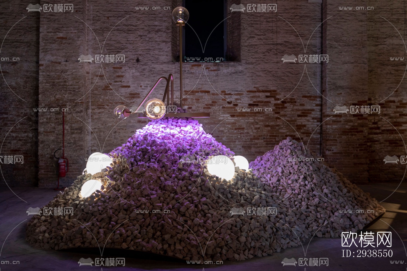 工业风展览展厅效果图下载（渲染图16）