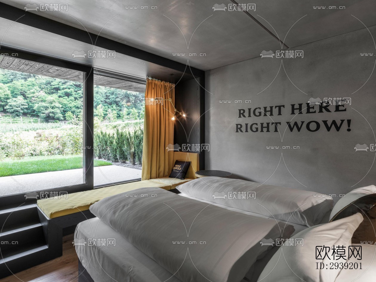 后现代酒店民宿效果图下载（渲染图5）