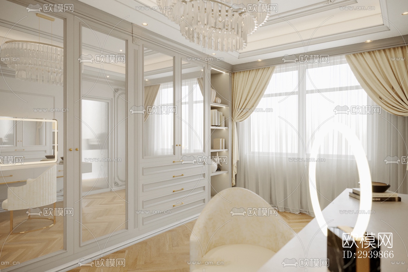 法式别墅效果图下载（渲染图2）