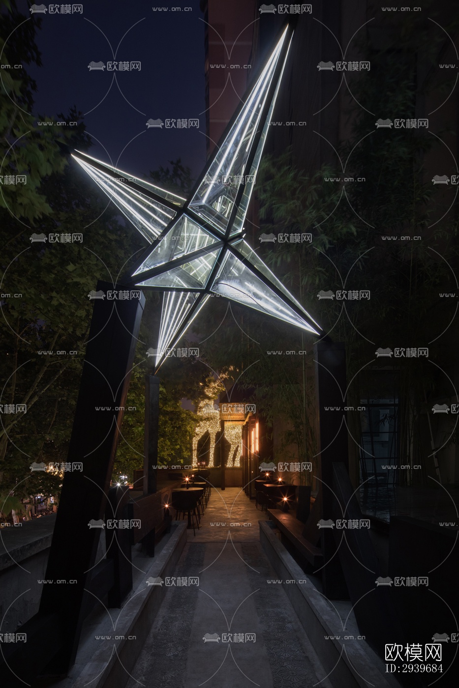 中古风酒吧效果图下载（渲染图7）