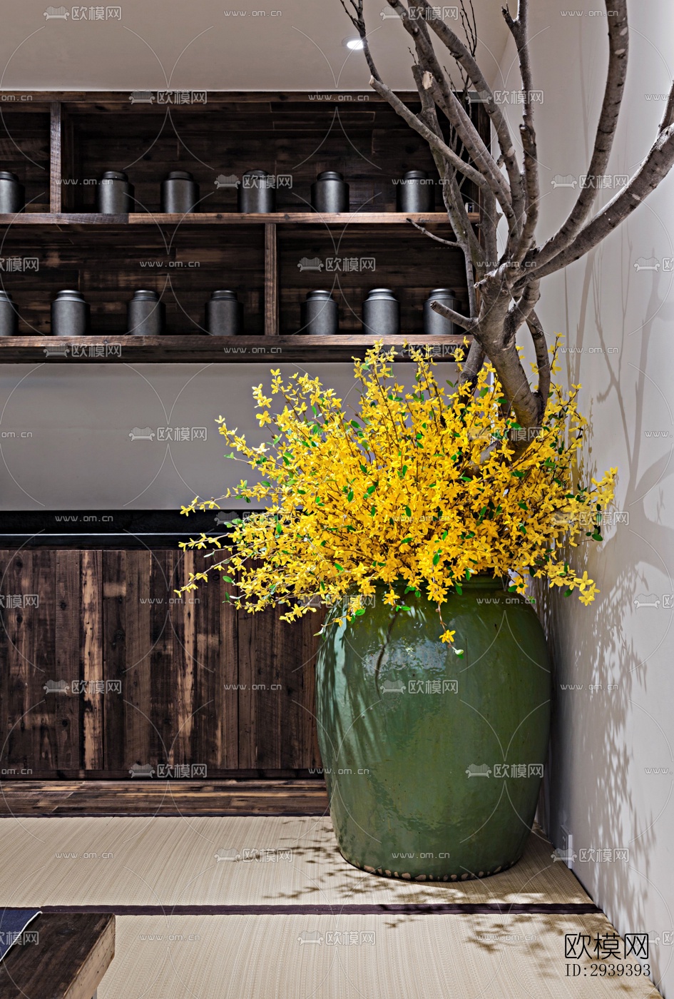 新中式酒店民宿效果图下载（渲染图17）