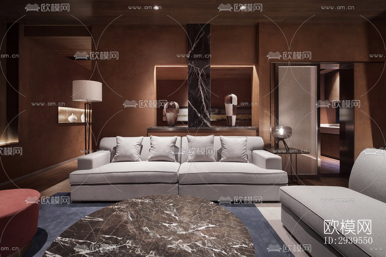 现代酒店民宿效果图下载（渲染图1）