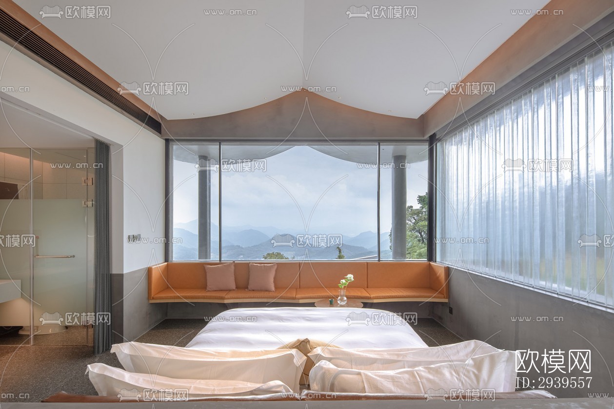 现代酒店民宿效果图下载（渲染图9）