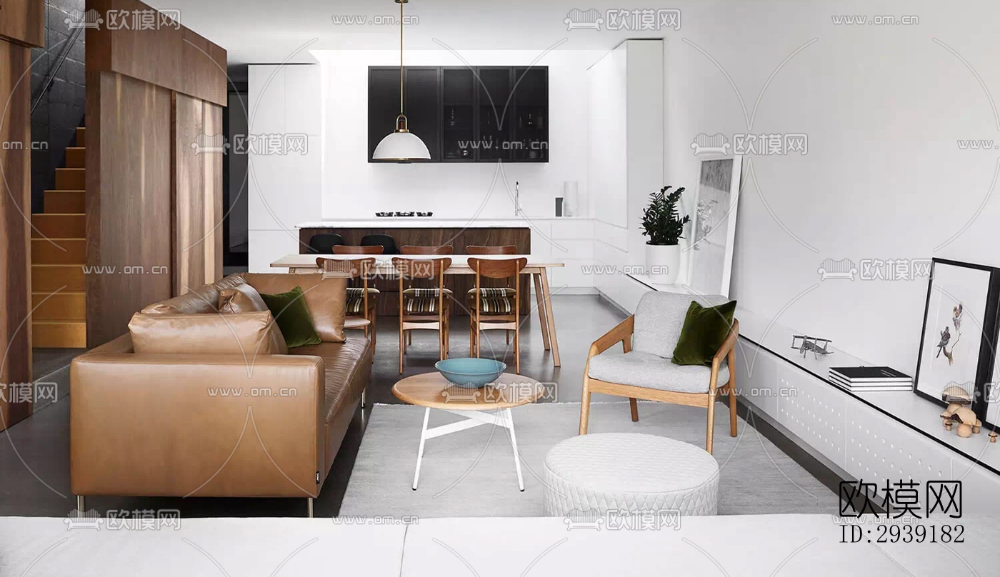 北欧酒店民宿效果图下载（渲染图13）