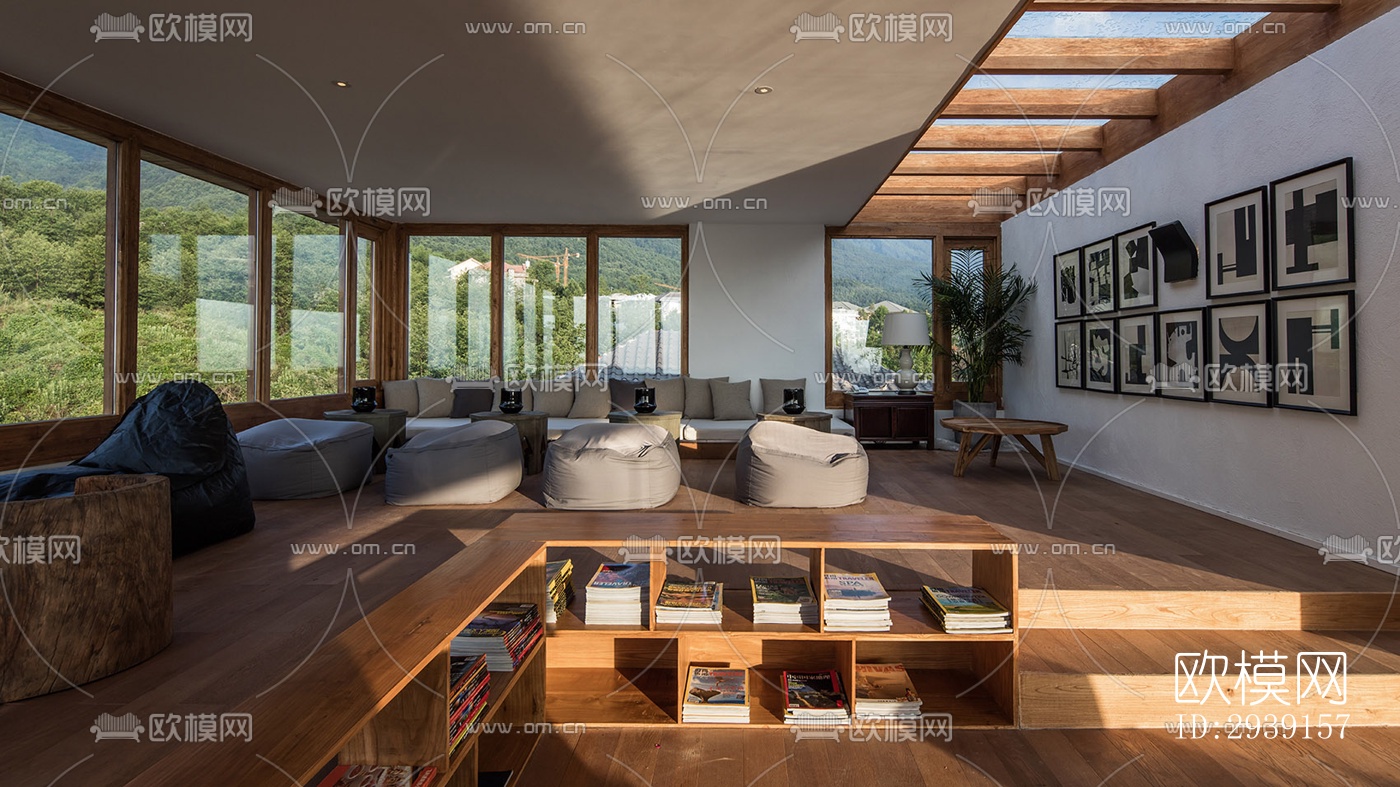 北欧酒店民宿效果图下载（渲染图7）