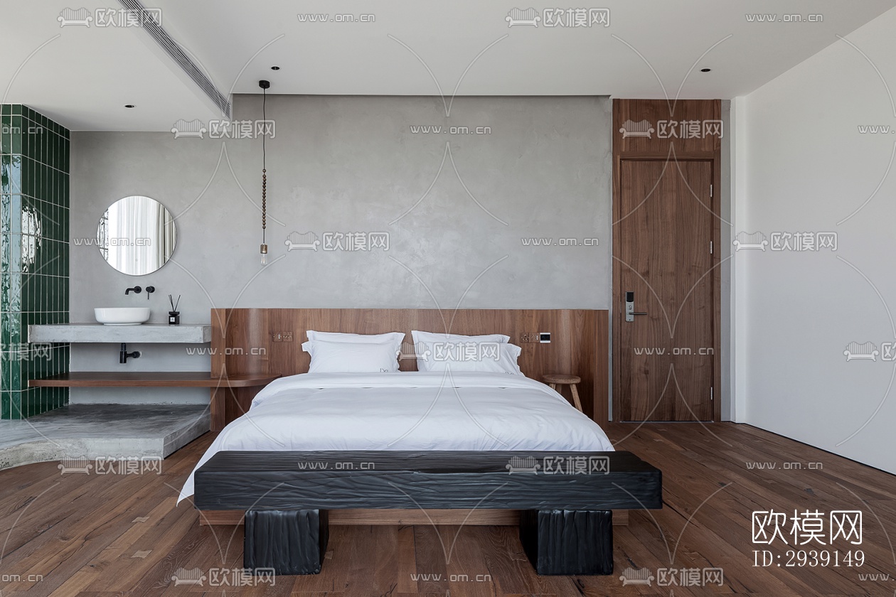 北欧酒店民宿效果图下载（渲染图13）