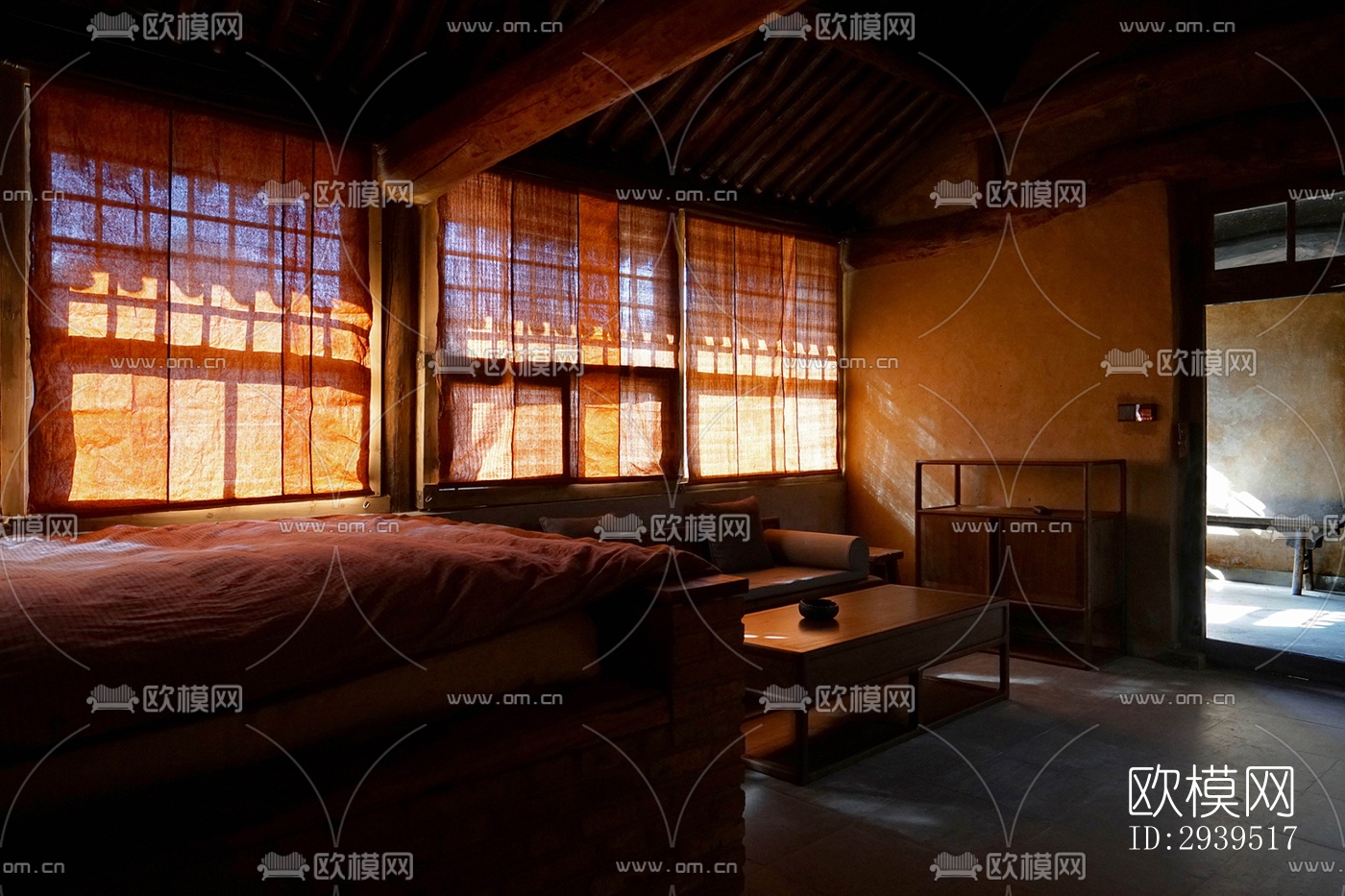 现代酒店民宿效果图下载（渲染图17）